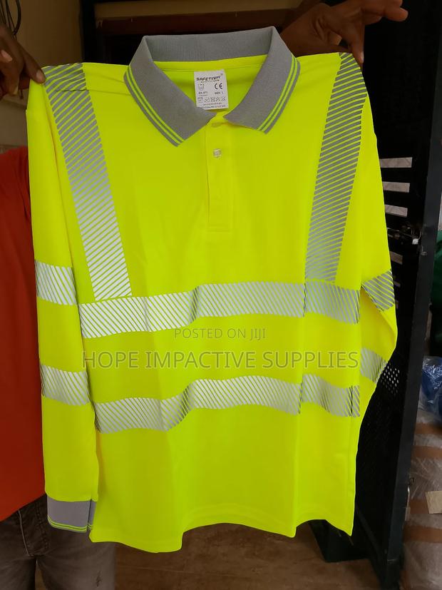 Hi-vis Reflective Polo Shirt(Collar And Roundneck)
