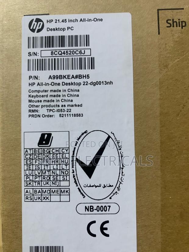 Hp 21.45” All in One Desktop Pc 22-Dg0013nh · Photo 4