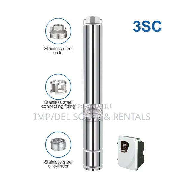 2hp Solar Submersible Borehole Water Pump System