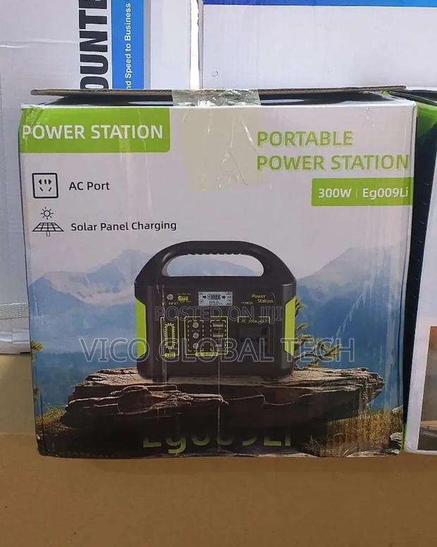 Portable Power Station 300w With and Without Solar Panel