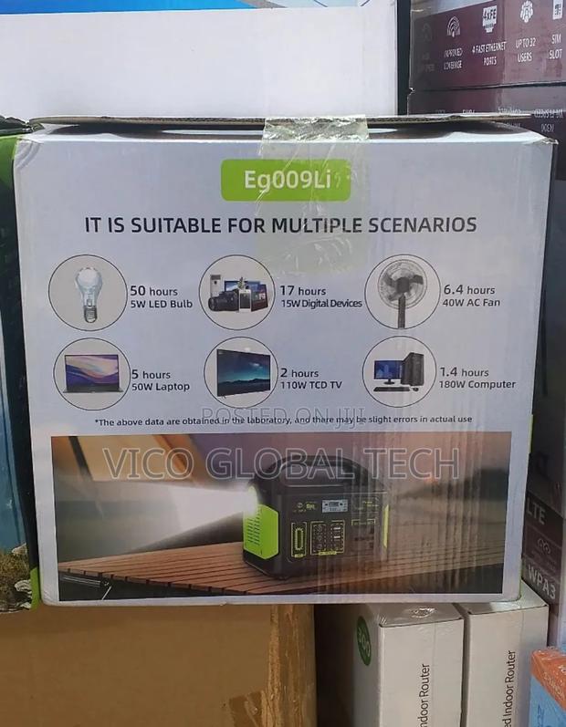 Portable Power Station 300w With and Without Solar Panel photo 3