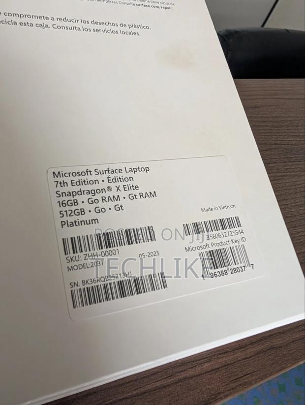 New Microsoft Surface Laptop 7 16GB Qualcomm Snapdragon X Elite 512GB photo 2