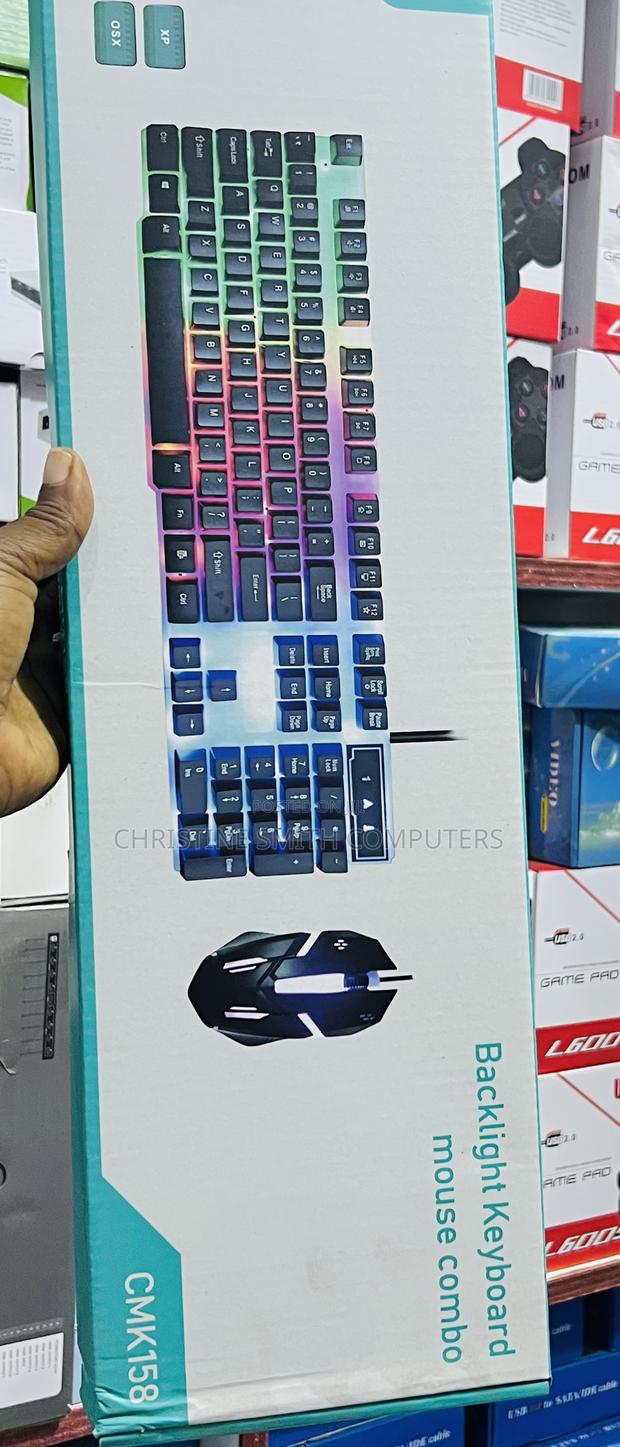 Cmk158 Backlit Keyboard and Mouse Combo photo 3