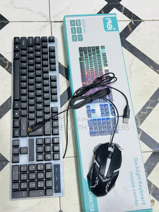 Cmk158 Backlit Keyboard and Mouse Combo