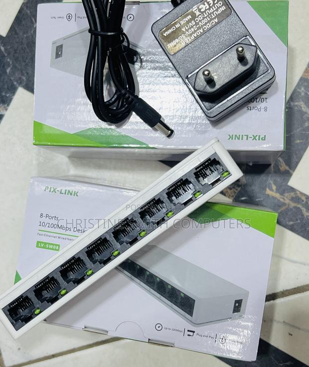 Pix-Link 8 Port Desktop Switch