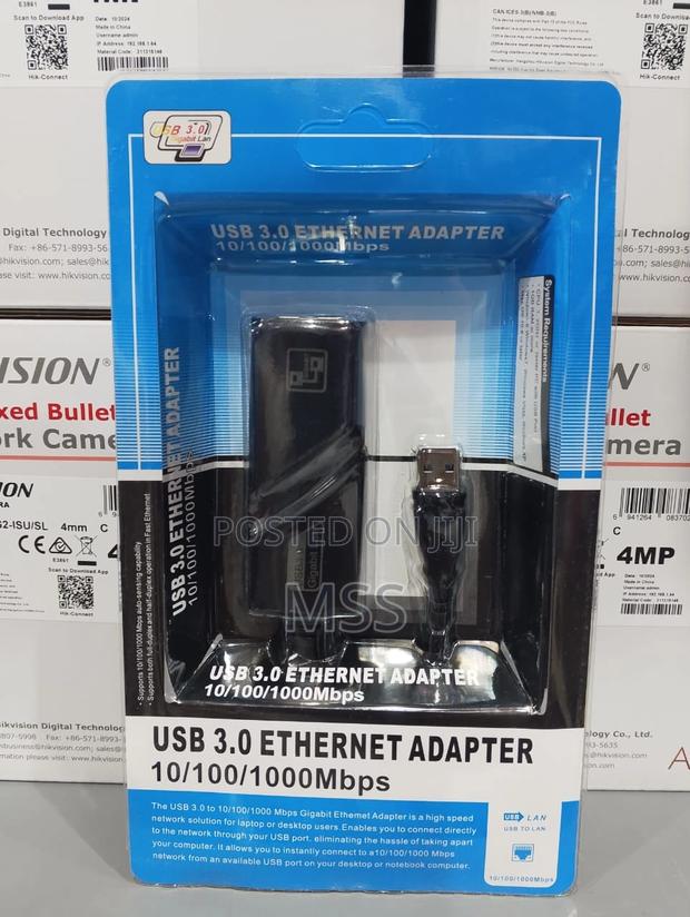 Usb to Ethernet Adaptor 10/100/1000