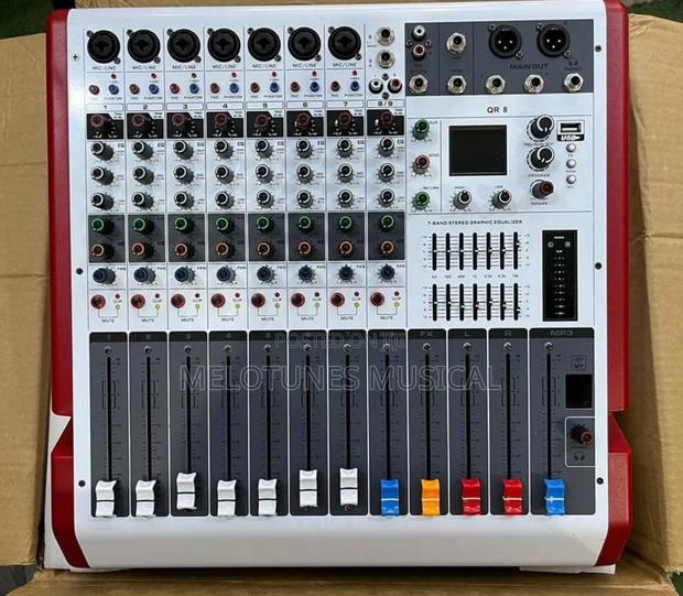 Yamaha Qr8 8-Channel Powered Audio Mixer, · Photo 3