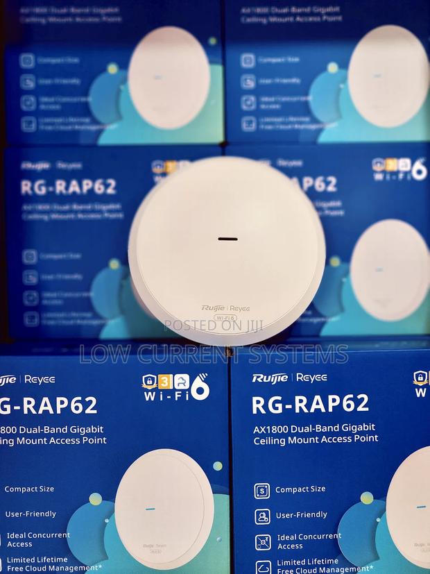 Ruijie Access Point Wifi 6 Ceiling Ap Ax1800 Rg-Rap62 · Photo 2