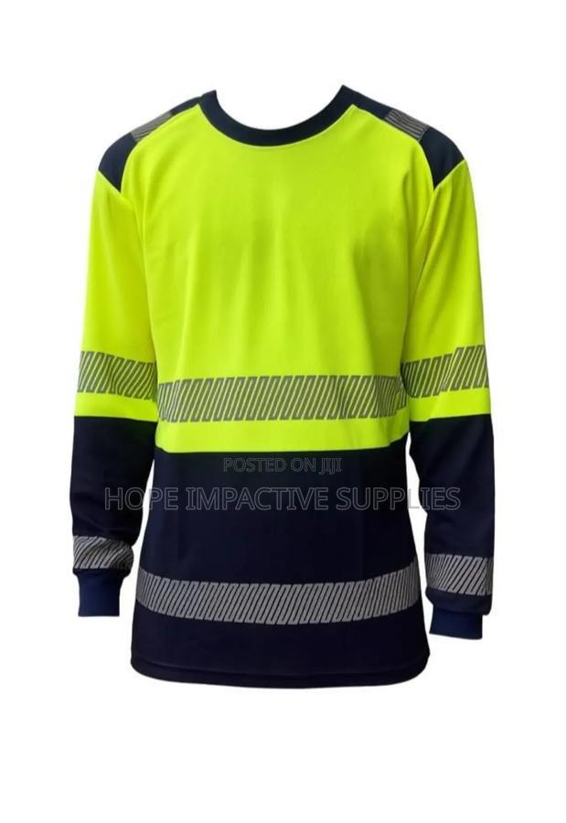 Hi-vis Reflective Polo Shirt(Collar And Roundneck)