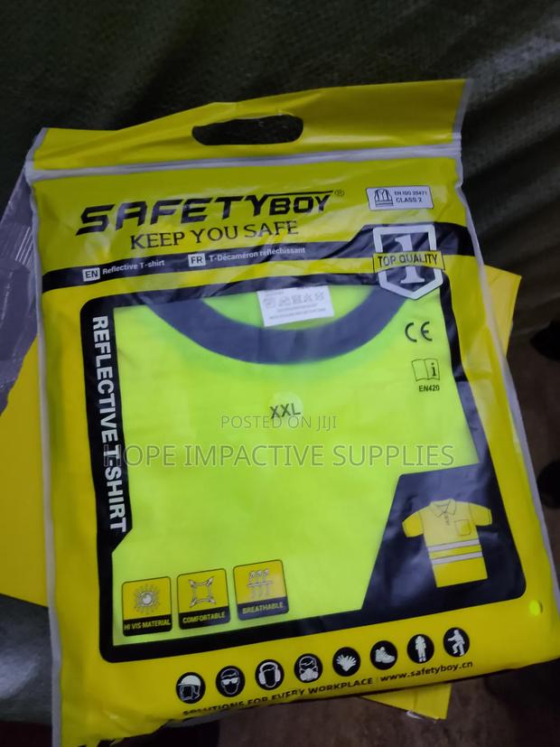 Hi-vis Reflective Polo Shirt(Collar And Roundneck)
