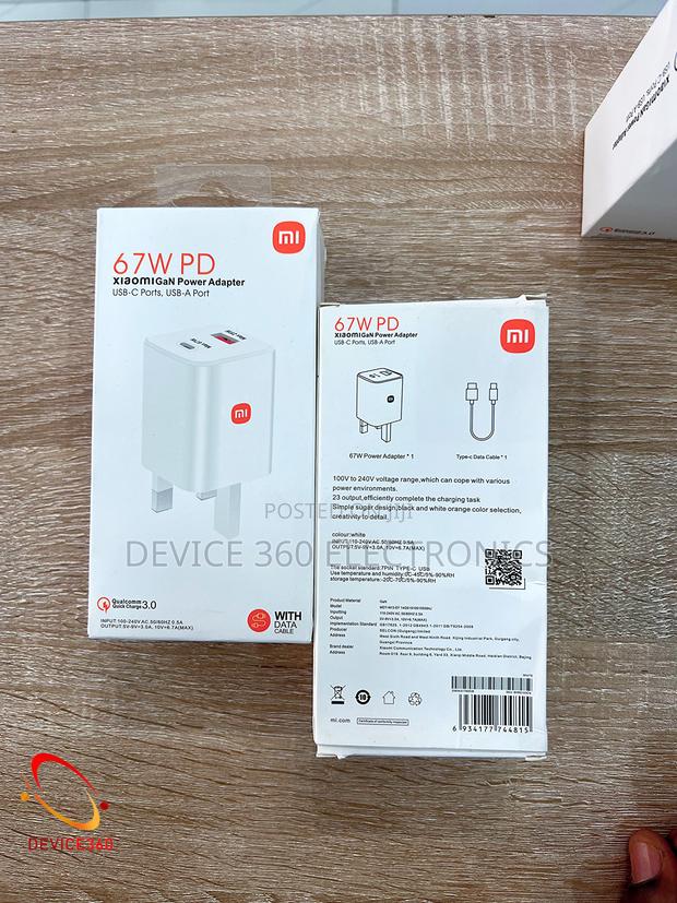 Mi 67w Power Adapter Usb C and Usb A · Photo 3