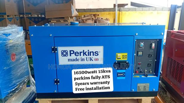 Blue Black Perkins 15kva 16500watt Diesel Generator 15kva · Photo 2