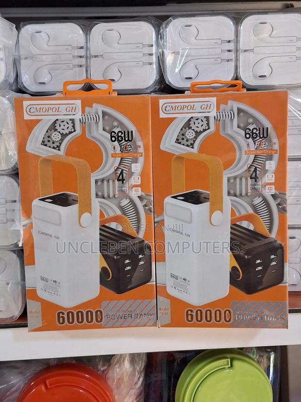 C.Mople Power Bank 66w 60,000mah