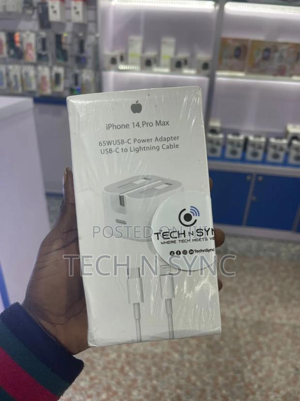 65w Usb C Power Adapter Usb-C Lightning Cable