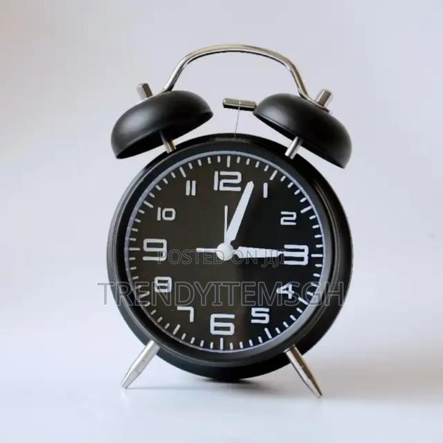 Twin Bell Loud Metal Alarm Clock · Photo 3