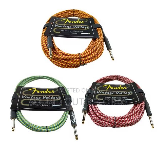 Original 15ft 5m Tweed Fender Instrument Cable · Photo 1