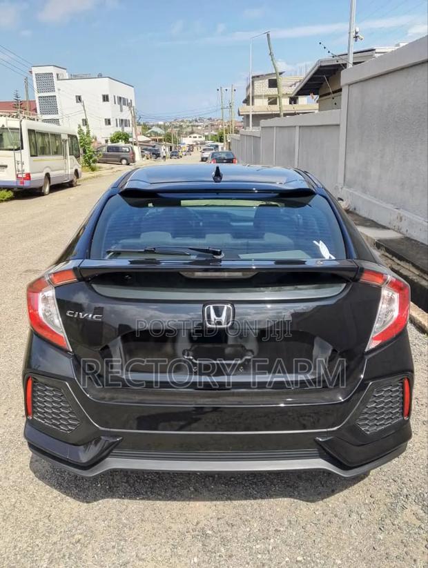 Honda Civic LX Hatchback 2018 Black photo 2
