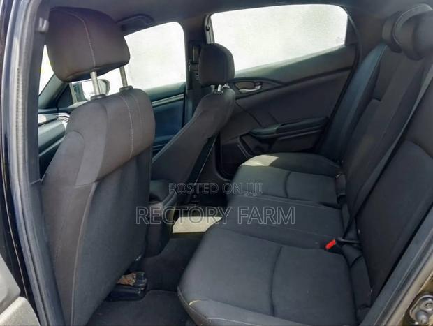 Honda Civic LX Hatchback 2018 Black photo 4