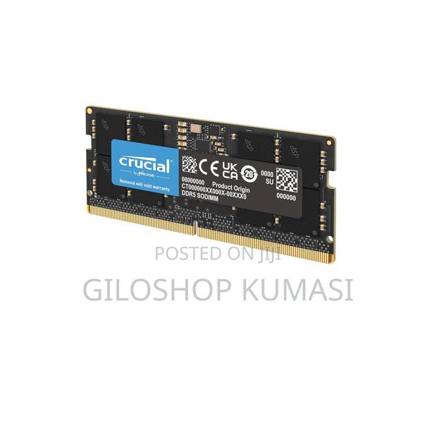 Crucial Ram 8gb Ddr5 5600mhz Cl40 Laptop Memory