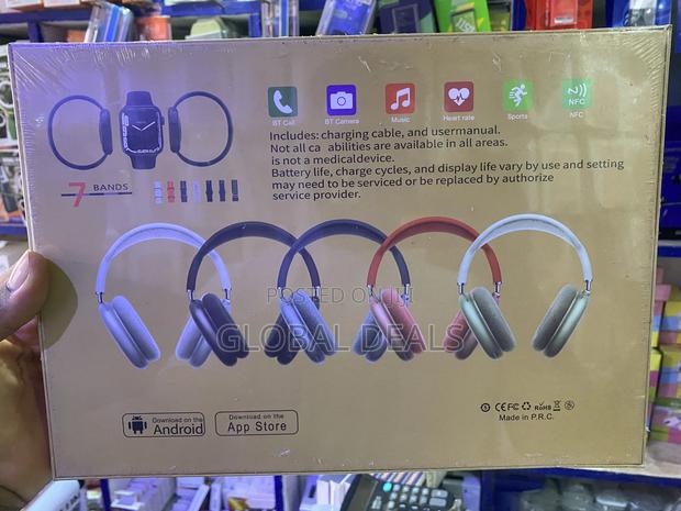 Series 9 Smart Watch. 7straps and P9 Wireless Headset photo 2