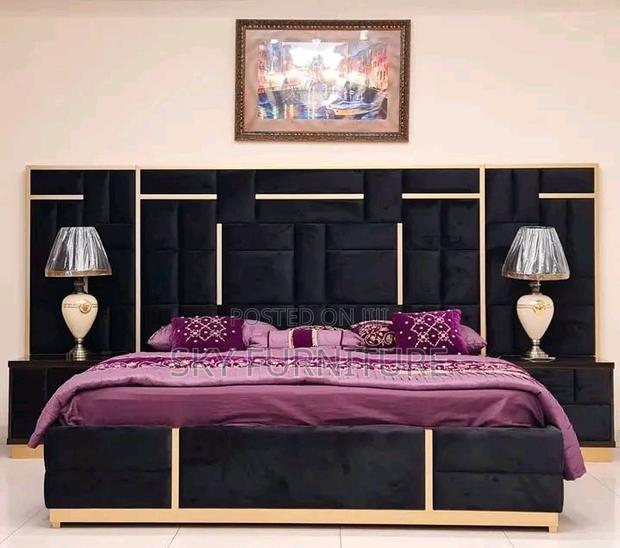 Majestic King-size Oversized Bed Frame With Side Drawers · Photo 2