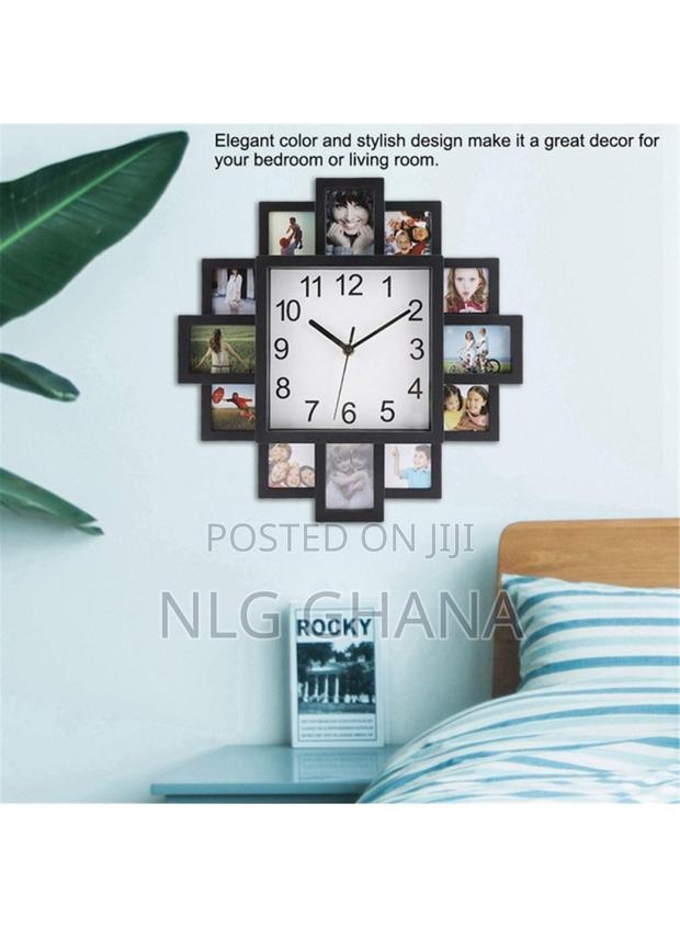 2-in-1 16inch Plastic Photo Frame Wall Clock. Tvx25039 · Photo 3