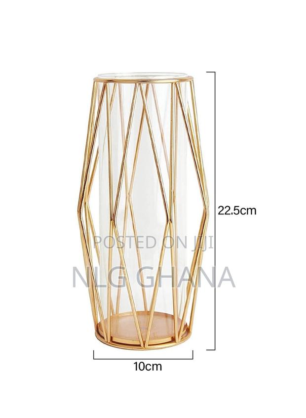 Lantern Shaped Hydroponic Transparent Glass Vase. Ghx3755 · Photo 2
