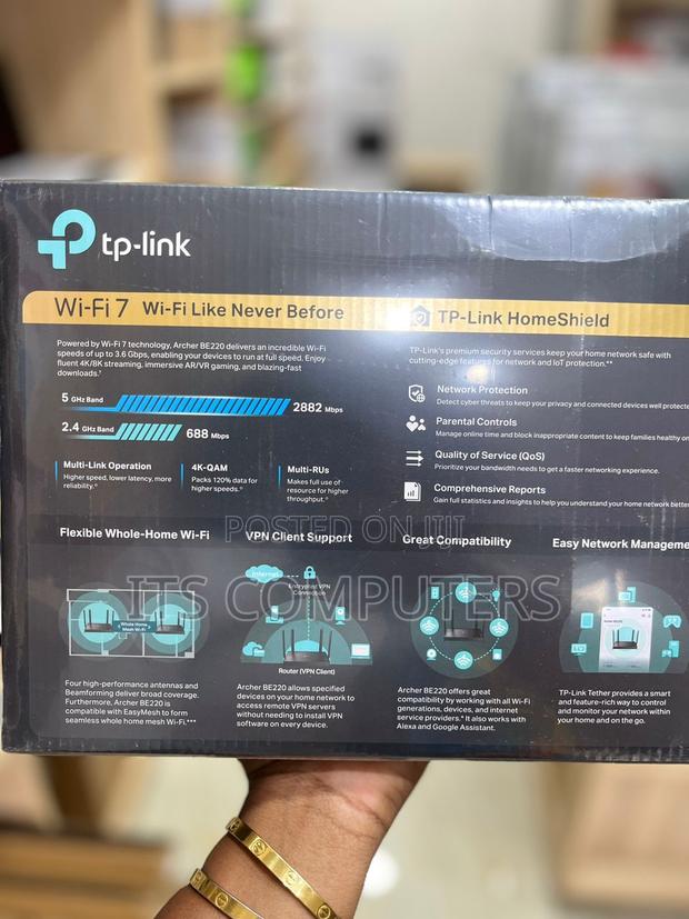 Tp- Link Be3600 Dual-Band Wi-Fi 7 Router · Photo 3