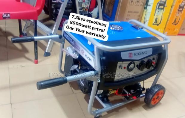 Tested Power Ecoolmax 7.5kva 8500watt Petrol Generator 7.5kv · Photo 2