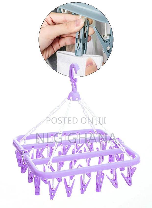 32 Clips Foldable Hanging Drying Rack. · Photo 2