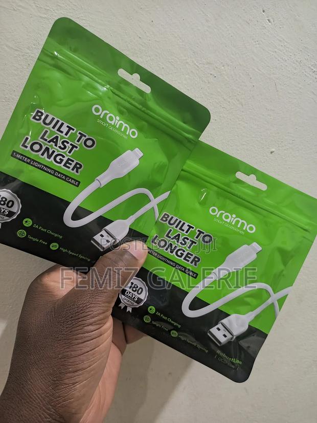 Oraimo Robustline 2a Usb-a-to-Lightning 1m Cable · Photo 3