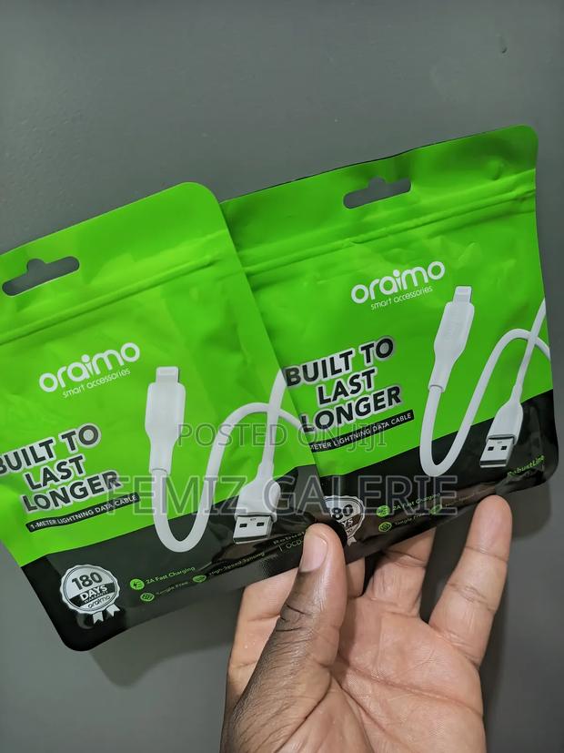 Oraimo Robustline 2a Usb-a-to-Lightning 1m Cable · Photo 3
