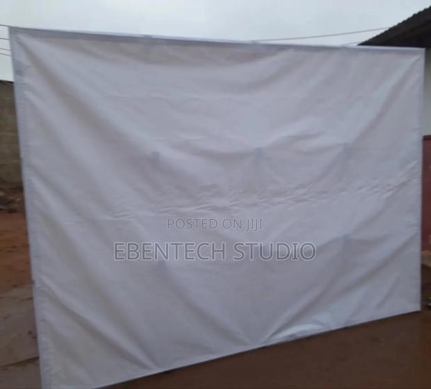 Large Projector Screen With White Background for Rent photo 2
