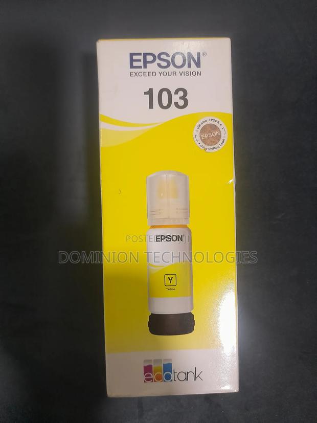 Epson 103 Yellow Original Ink Bottle (C13t00s44a) 65ml · Photo 2