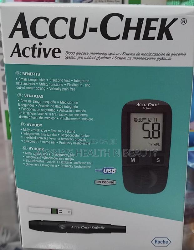 Accu - Chek Glucometer Machine + Strips · Photo 2