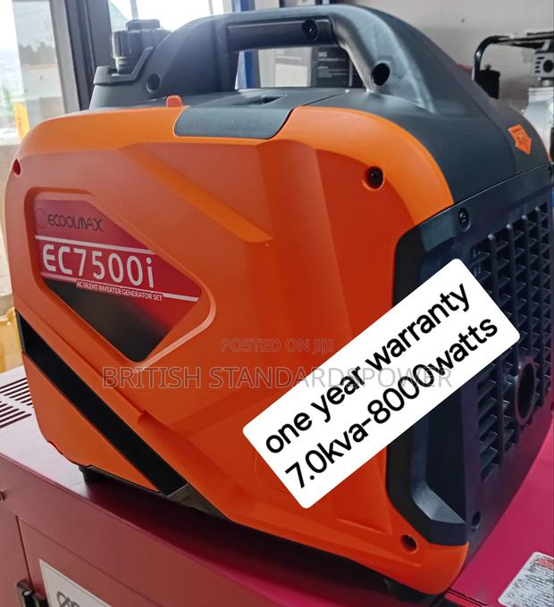 Pure Copper Alternator 7.0kva Petrol Silent Generator · Photo 2