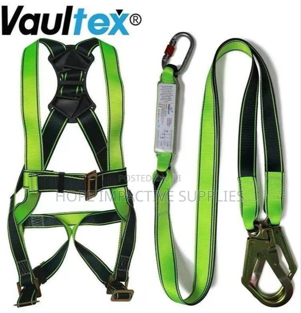Safety Full Body Harness With Double Lanyards(Vaultex).
