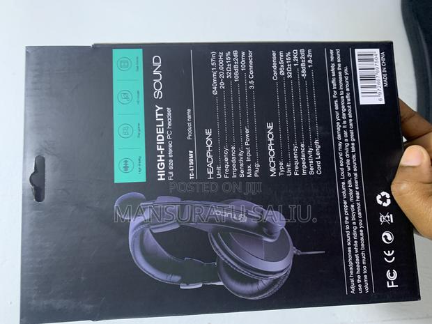 Tc- L750mv Full Size Stereo Pc Headset photo 3