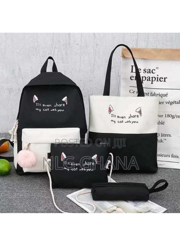 4pcs Casual Student School Backpack Set Tote. Tvx27690 · Photo 2