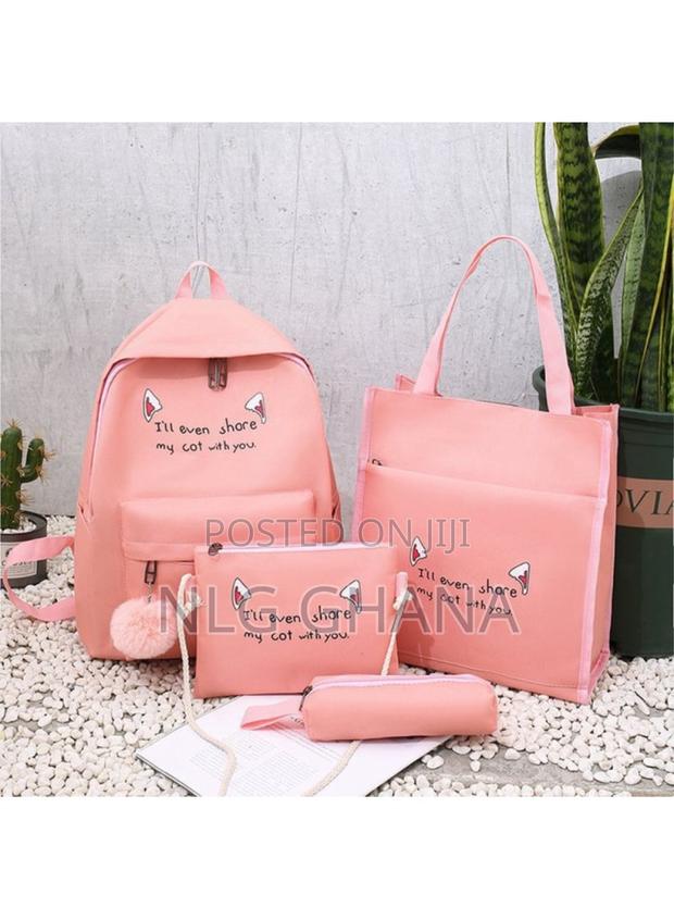 4pcs Casual Student School Backpack Set Tote. Tvx27690 · Photo 3