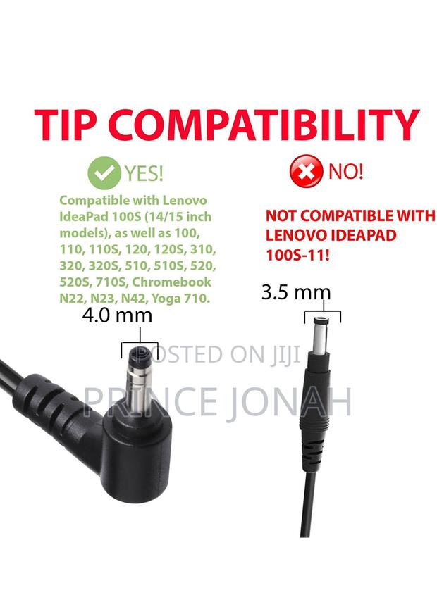 Aryee 20v 2.25a Laptop Charger Lenovo Ideapad 100 Series 310 · Photo 4