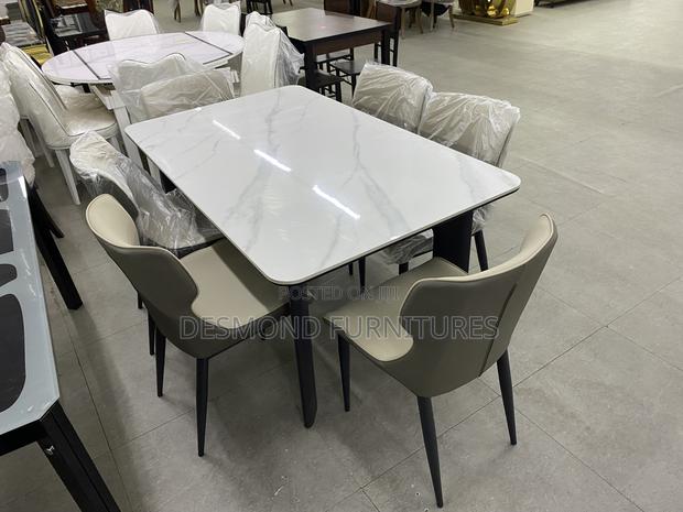 Marble Dining Tables 6 Chairs photo 3
