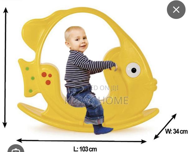 Fish Like Rocking Horse Nursery Kindergarten 100*35*83cm photo 2