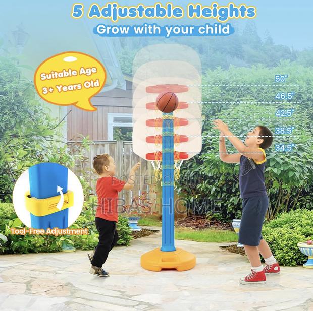 Height Adjustable Kids Basket Ball Stand 152*53*45cm photo 2