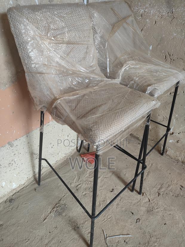 Complete Bar Shelf With 2 Stools Made of Wrought Iron photo 7