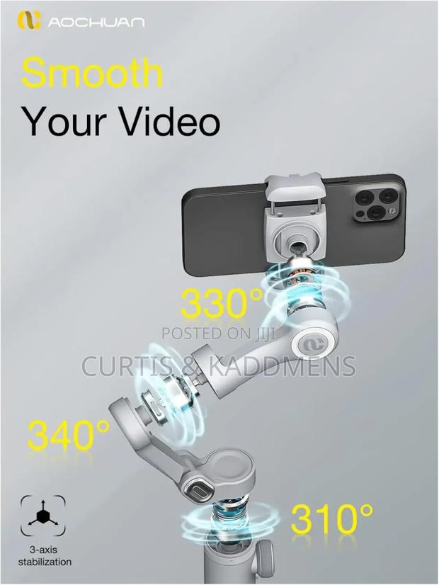Aochuan Smart X Pro 3-Axis Gimbal Stabilizer for Phones photo 2
