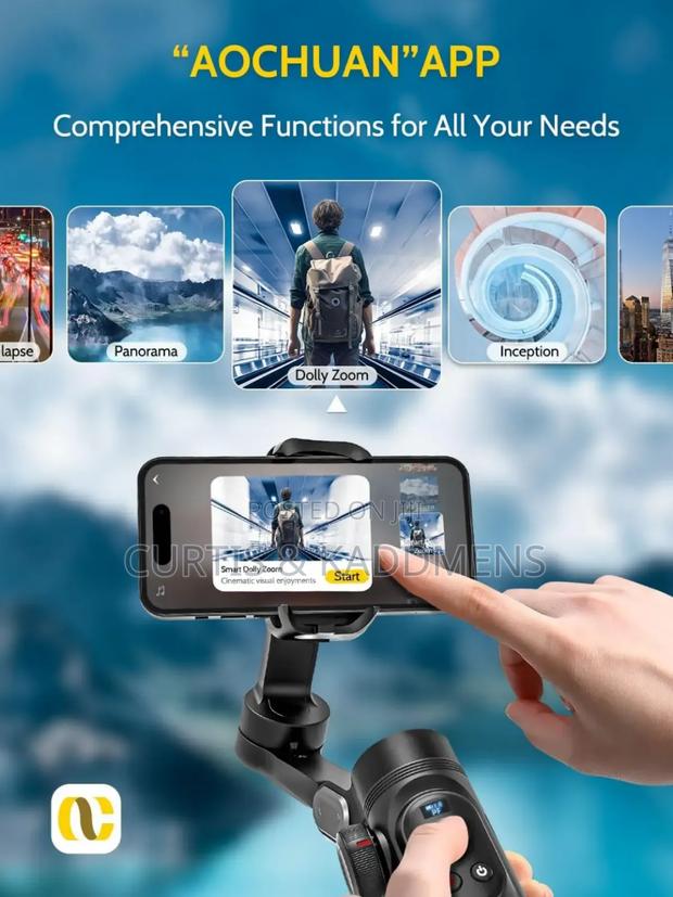 Aochuan Smart X Pro 3-Axis Gimbal Stabilizer for Phones photo 4