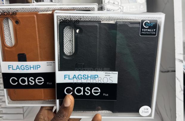 Original Leather Case For Galaxy Fold 5 360 Protection · Photo 3