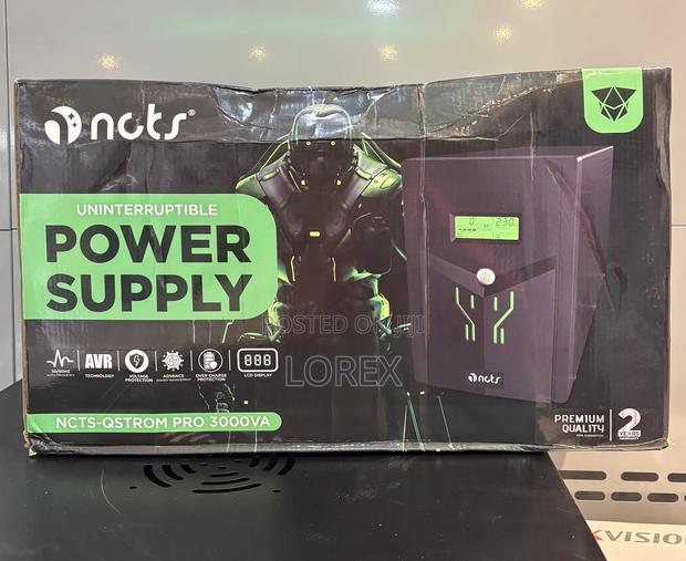 NCTS Ups 3000va 3kva With Avr 1800watts Qstrom Pro · Photo 4