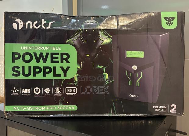 NCTS Ups 3000va 3kva With Avr 1800watts Qstrom Pro · Photo 3